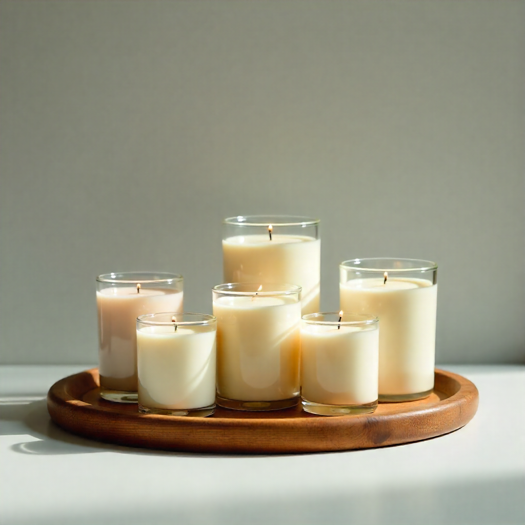 Handgemaakte kaarsen in productie